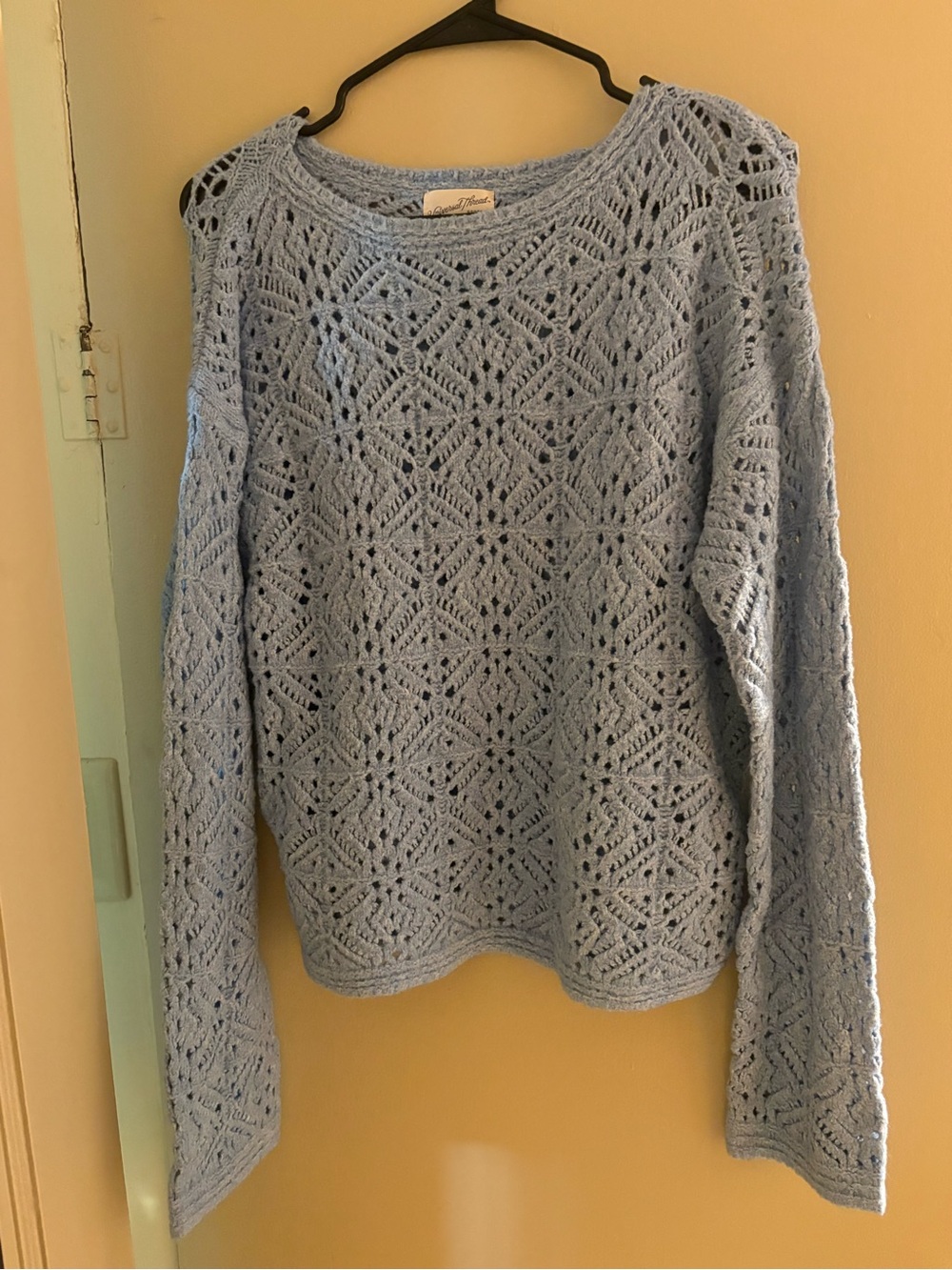 Universal Thread Sky Blue Crochet Cardigan - Women's M - Picture 2 of 3